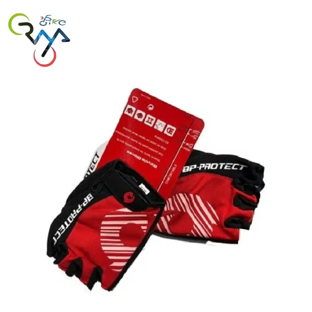 دستکش دوچرخه سواری BP-PROTECT قرمز