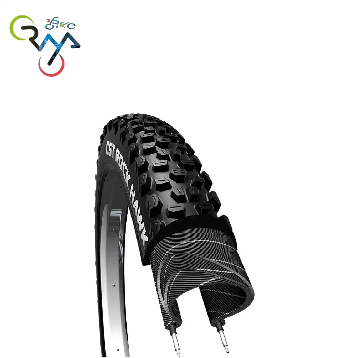 لاستیک دوچرخه سی اس تی مدل CST ROCK HAWK سایز 2.40*27/5