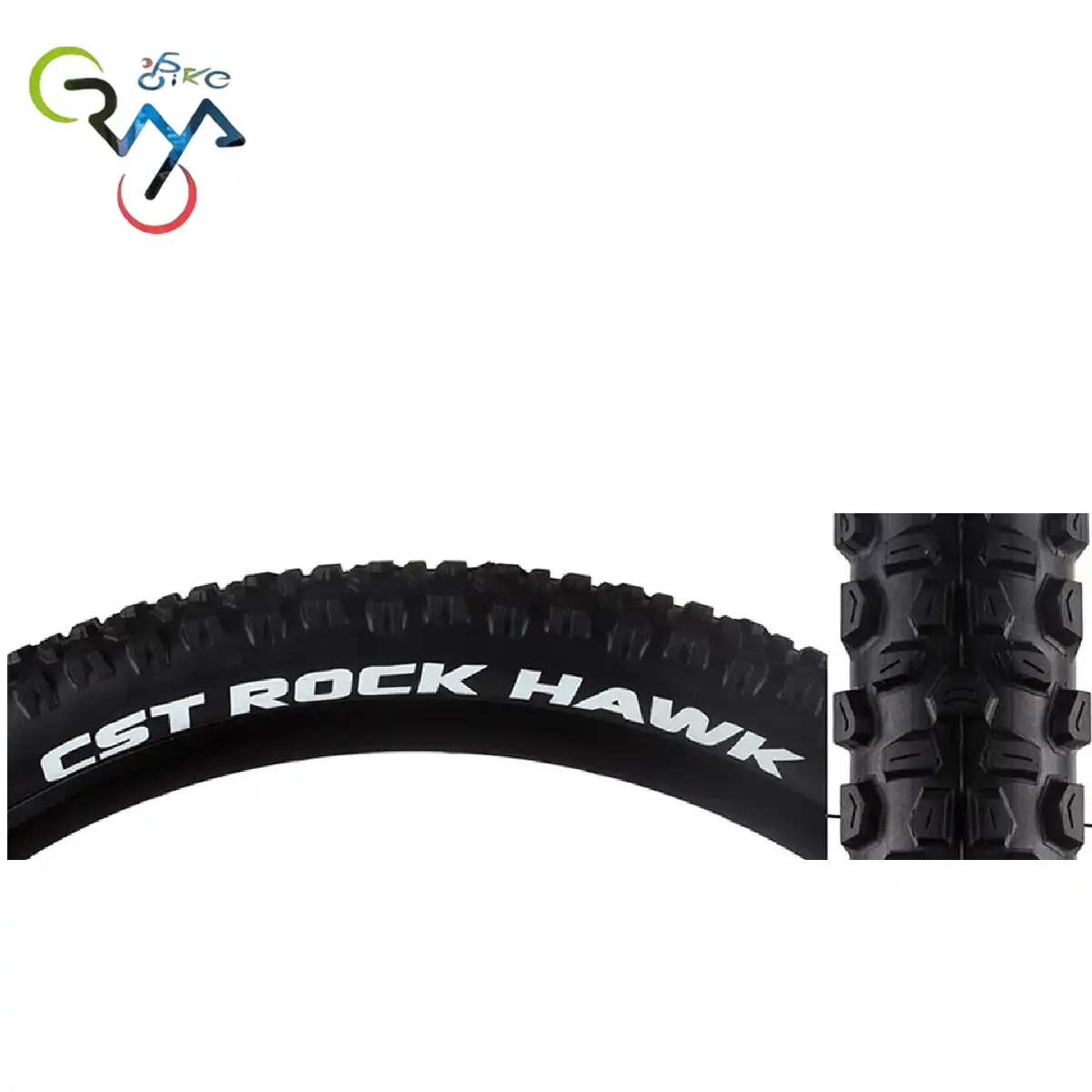لاستیک دوچرخه سی اس تی مدل CST ROCK HAWK سایز 2.40*26