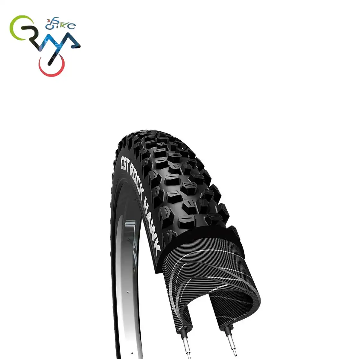 لاستیک دوچرخه سی اس تی مدل CST ROCK HAWK سایز 2.40*26