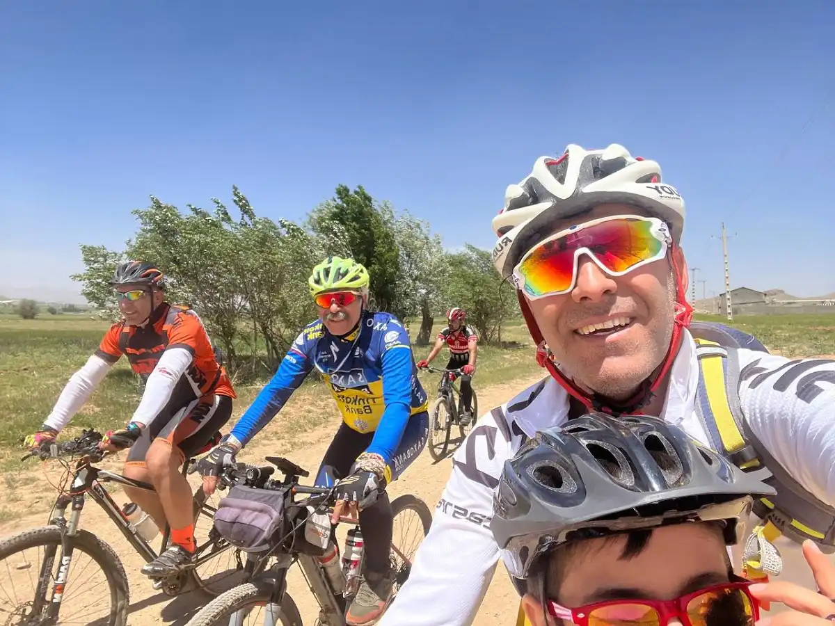 رکابزنی در طبیعت زیبای چهارمحال