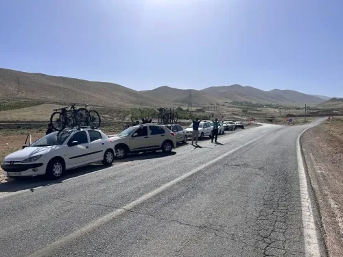 دوچرخه سواری درطبیعت سمیرم با گروه دوچرخه رایابایک