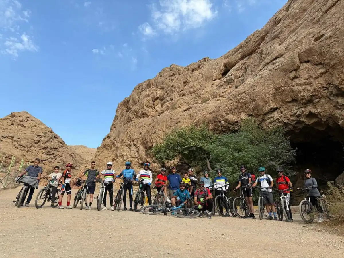 گروه دوچرخه رایابایک در چشمه لادر