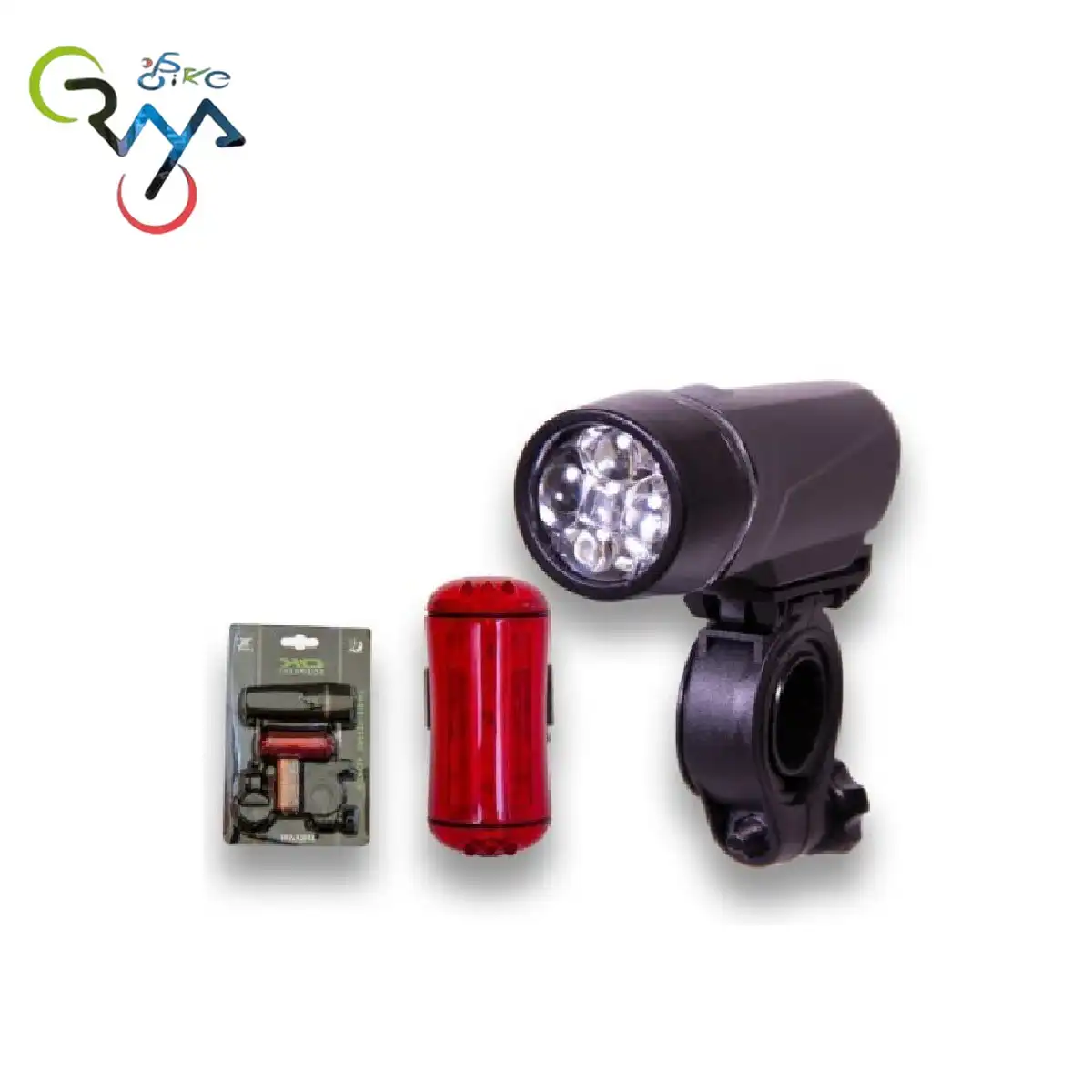 چراغ دوچرخه عقب و جلو اکی مدل XC100c102